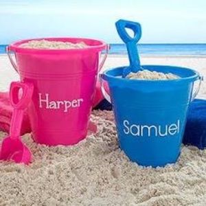 Beach pail and shovel
